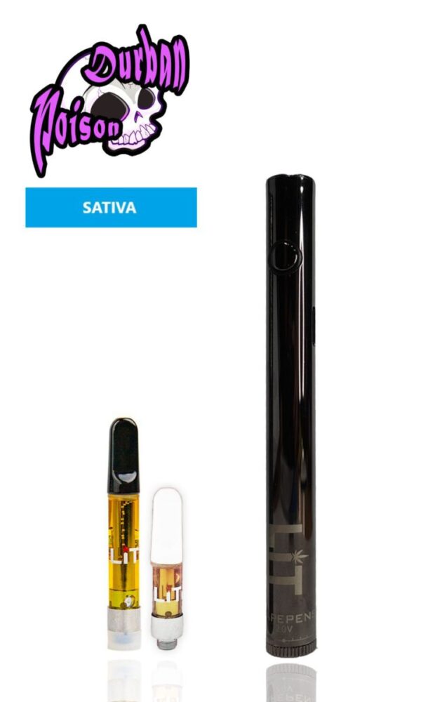 LiT Durban Poison THC Vape Pen Kit (Sativa)