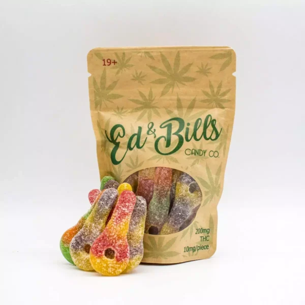 Ed n' Bills Edible Gummy Candy Bags 200mg THC (20pcs x 10mg) - Image 5