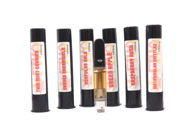FIYA Refill Cartridge for Re-usable THC Vape Pens (1000mg) - Image 3