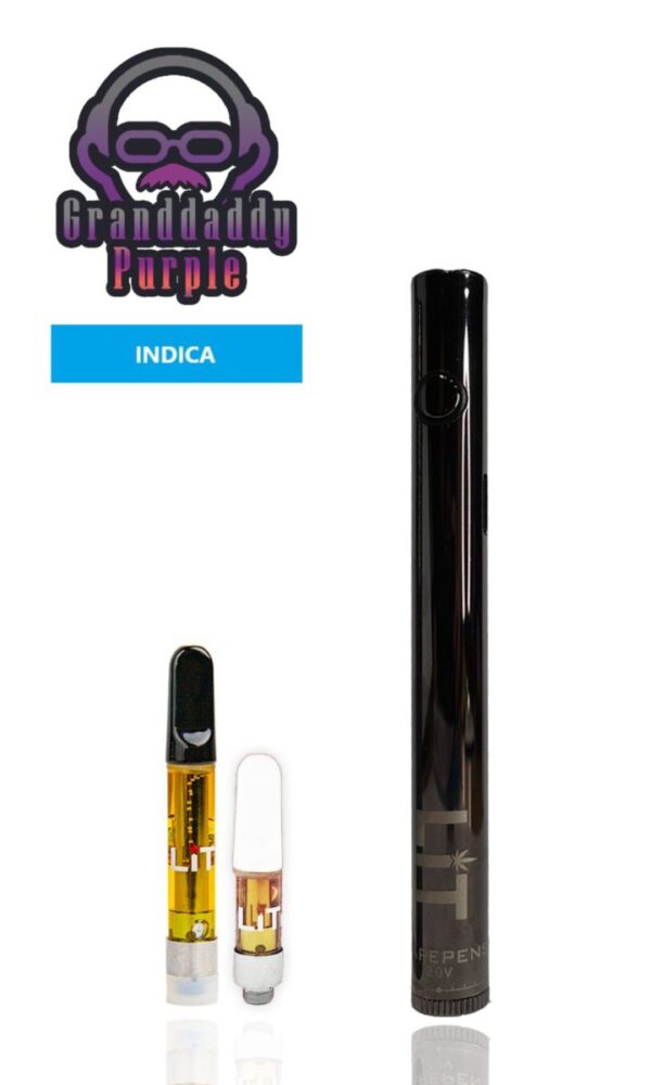 LiT Grand Daddy Purple THC Vape Pen Kit (Indica)