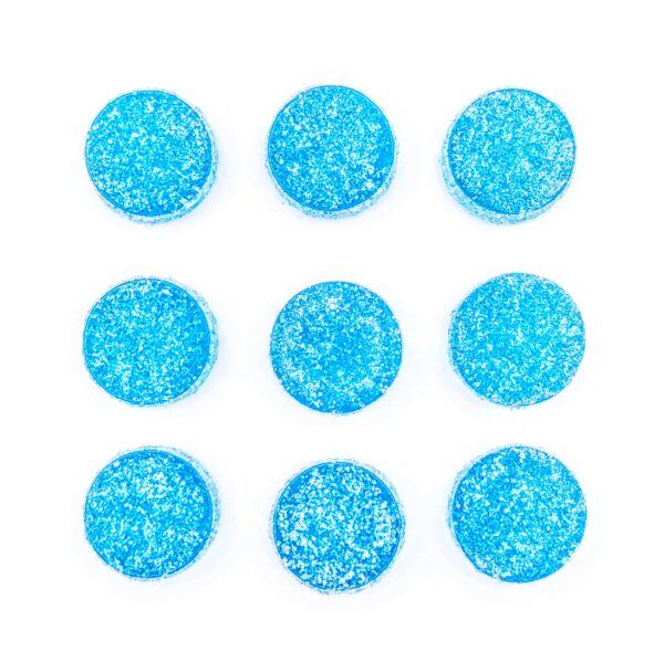 Chillin Gummies Edible ‘Single Flavour’ 240mg THC (12pcs x 20mg) - Blue Raspberry - Image 2