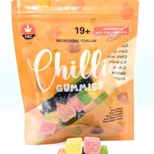 Chillin Gummies Edibles ‘Microdose Chillin’ 200mg THC (20pcs x 10mg)