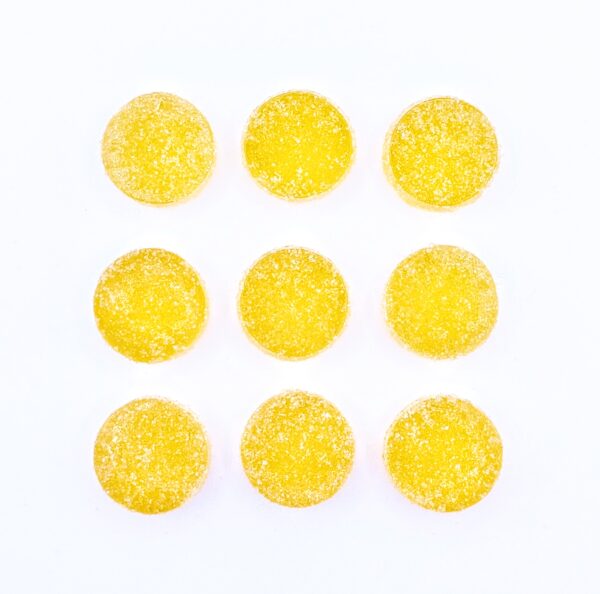 Chillin Gummies Edible ‘Single Flavour’ 240mg THC (12pcs x 20mg) - Pineapple - Image 2