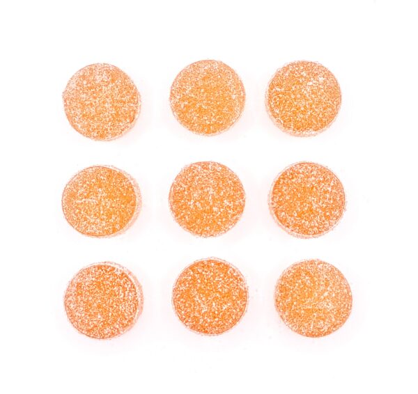 Chillin Gummies Edible ‘Single Flavour’ 240mg THC (12pcs x 20mg) - Orange - Image 2