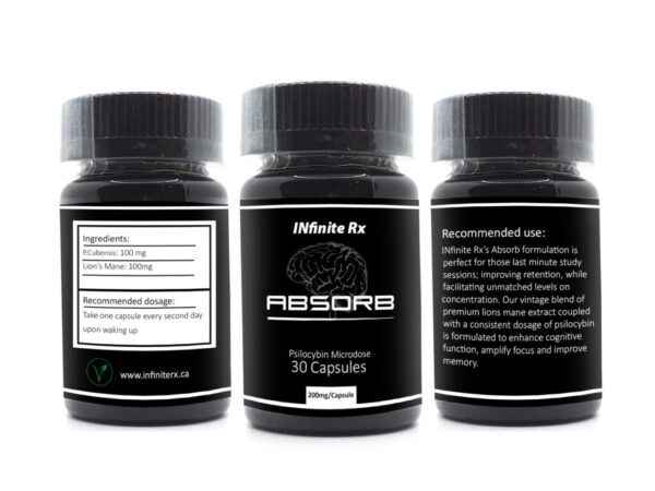 INfinite Rx Absorb Microdosing Mushrooms Capsules - Image 4