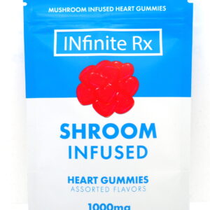 INfinite Rx Shroom Infused Heart Gummies Edibles (4pcs X 250mg)