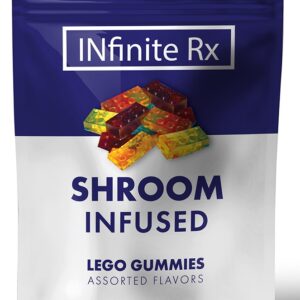 INfinite Rx Shroom Infused Lego Gummies Edibles (4pcs X 500mg)