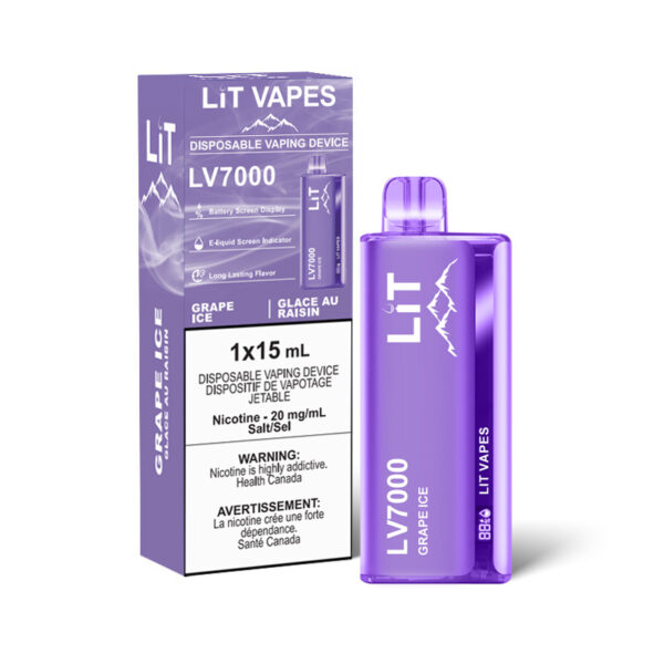 LiT LV7000 Smart Disposable Nicotine E-Juice Vape - Image 4