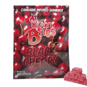 Burn Bites – Black Cherry 250mg THC (10pcs x 25mg)