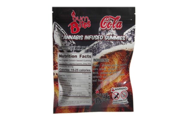 Burn Bites – Cola 250mg THC (10pcs x 25mg) - Image 2