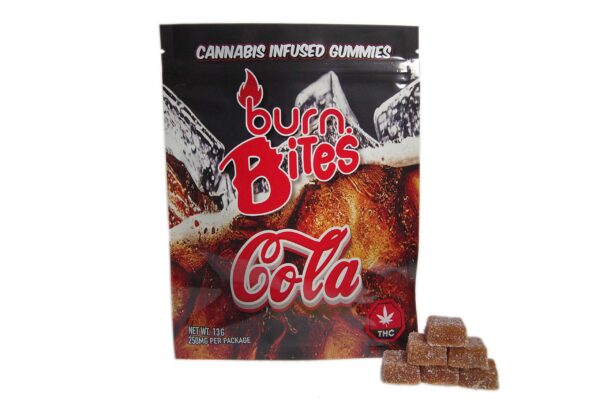 Burn Bites – Cola 250mg THC (10pcs x 25mg)