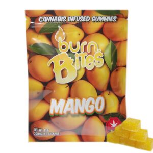 Burn Bites – Mango 250mg THC (10pcs x 25mg)