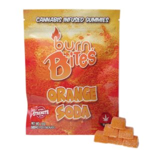 Burn Bites – Orange Soda 250mg THC (10pcs x25mg)