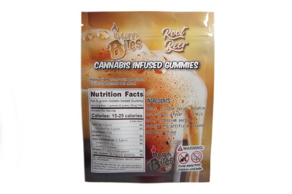 Burn Bites – Rootbeer 250mg THC (10pcs x 25mg) - Image 2