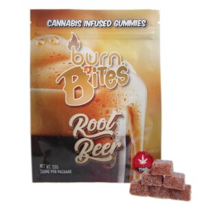 Burn Bites – Rootbeer 250mg THC (10pcs x 25mg)