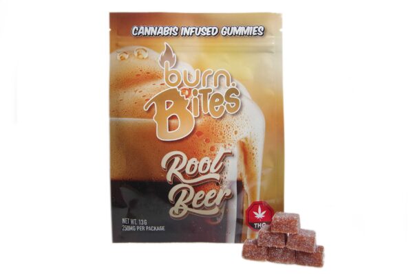 Burn Bites – Rootbeer 250mg THC (10pcs x 25mg)