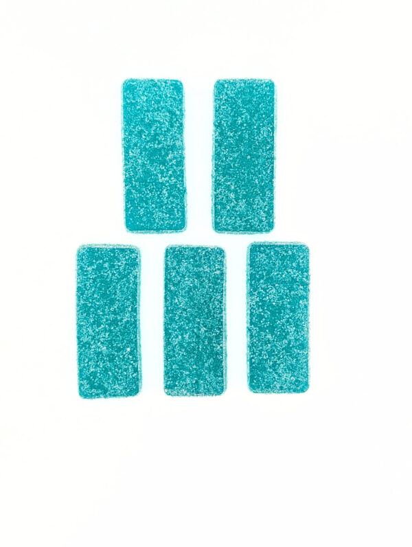 Chillin Gummies 'Extreme' 500mg THC (5pcs x 100mg) - Blue Raspberry - Image 2